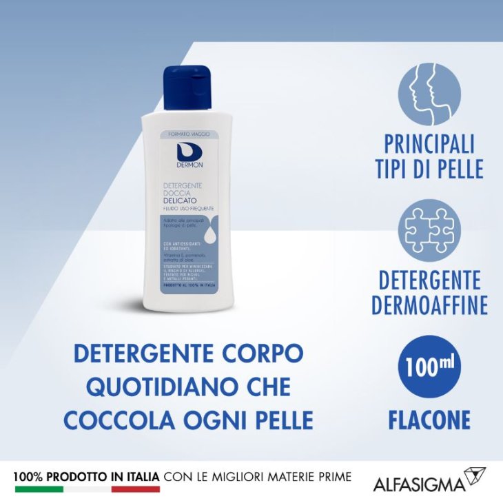 Dermon Detergente Doccia Delicato 100 ml