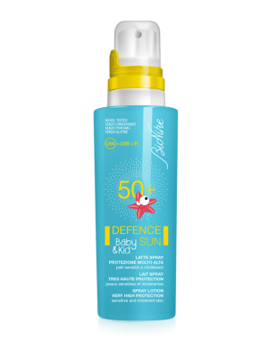 Bionike Defence Sun Baby&Kid SPF 50+ Latte Spray - Protezione Solare Molto Alta - 125 ml