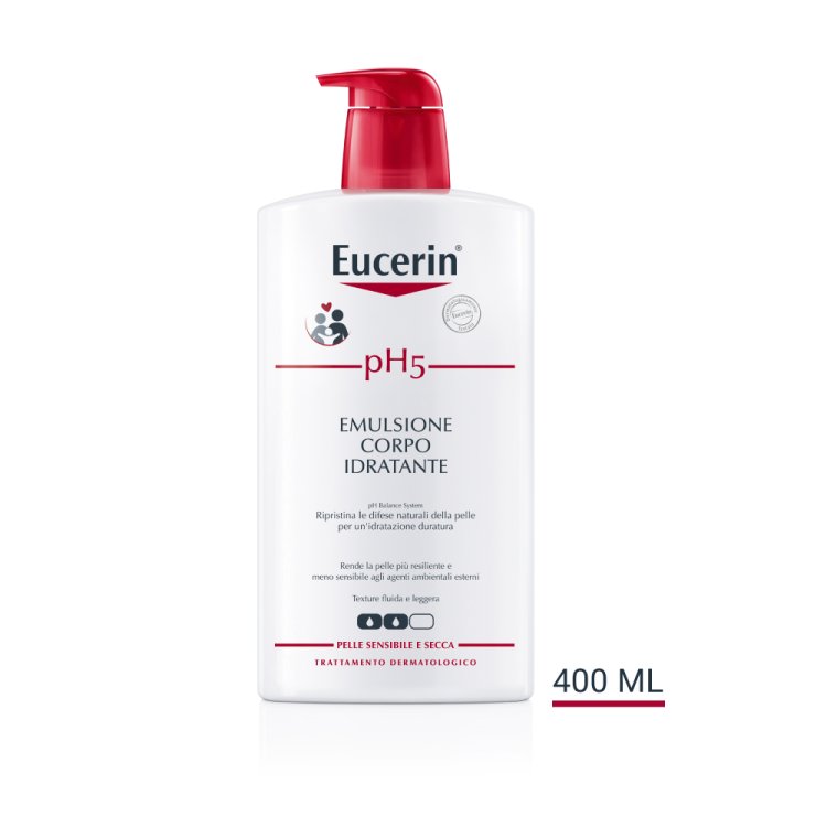 Eucerin pH5 Emulsione Corpo Idratante - Ideale per pelle secca e sensibile - 400 ml
