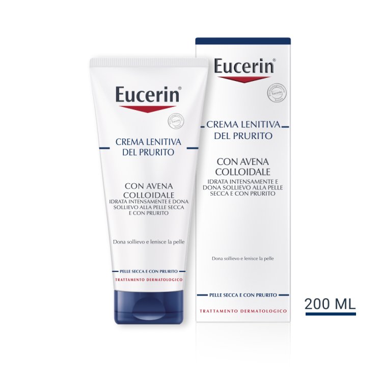Eucerin Crema Lenitiva del Prurito - Crema corpo per pelle secca e con prurito - 200 ml