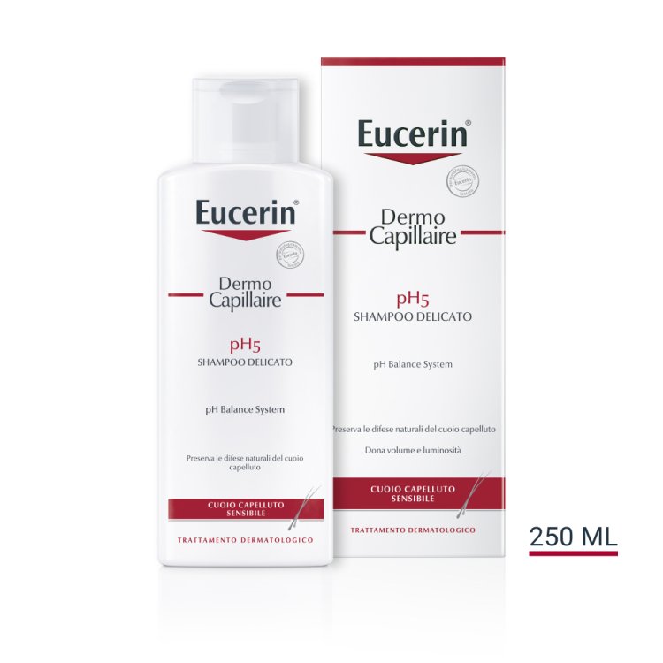 Eucerin DermoCapillaire pH5 Shampoo Delicato - Shampoo adatto ad un cuoio capelluto sensibile - 250 ml