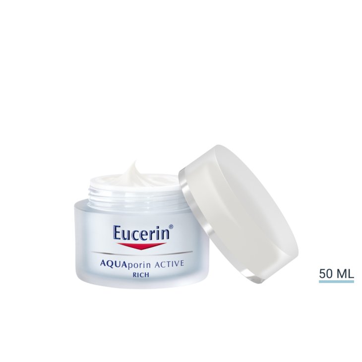 Eucerin Aquaporin Active Light - Crema viso idratante leggera per pelle secca - 50 ml