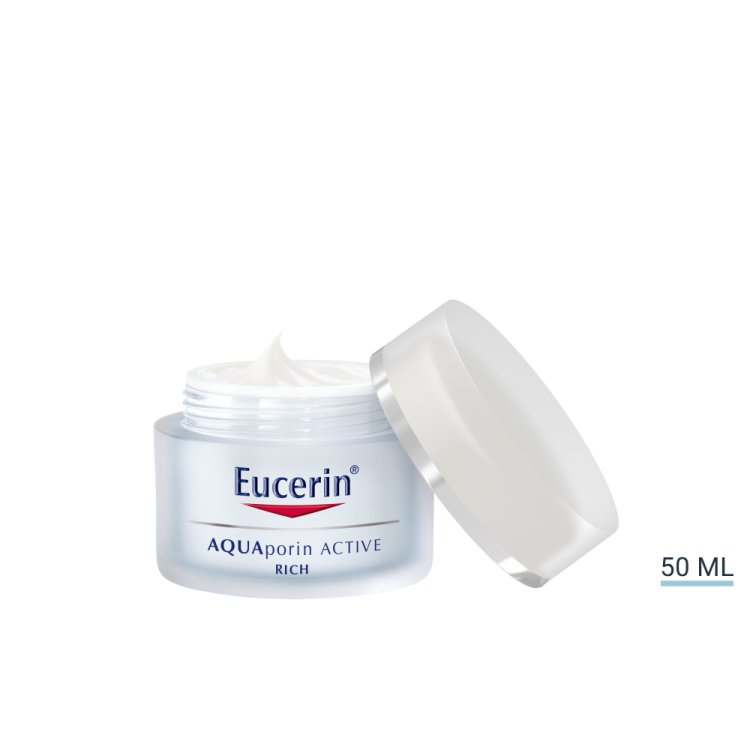 Eucerin Aquaporin Active Rich - Crema viso idratante ricca per pelle secca - 50 ml