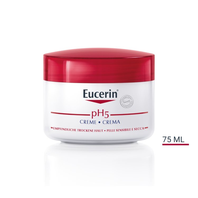 Eucerin pH5 Crema - Crema idratante per pelle secca e sensibile - 75 ml