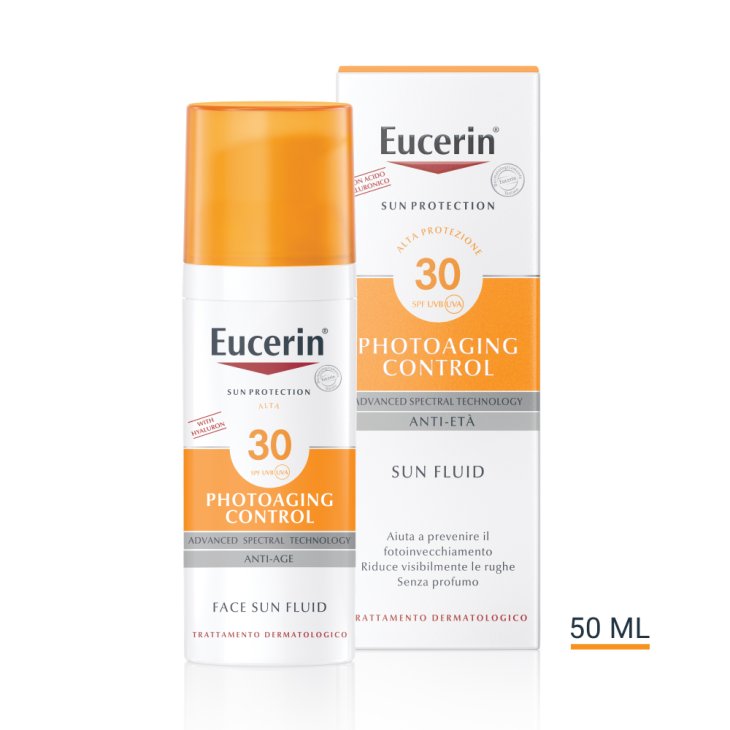 Eucerin Sun Photoaging Control Fluido SPF30 - Fluido solare viso antietà - 50 ml