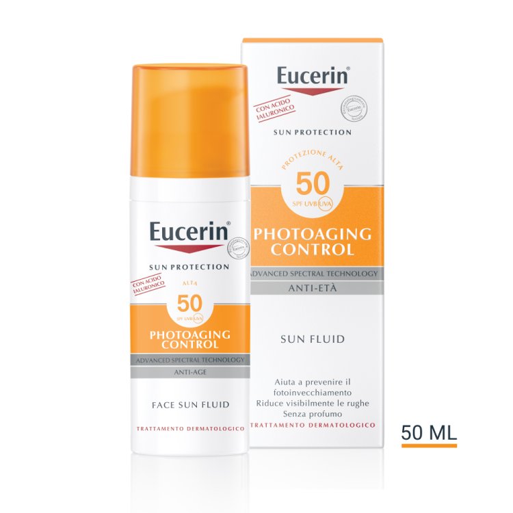 Eucerin Sun Photoaging Control Fluido SPF50+ - Fluido solare viso antietà - 50 ml