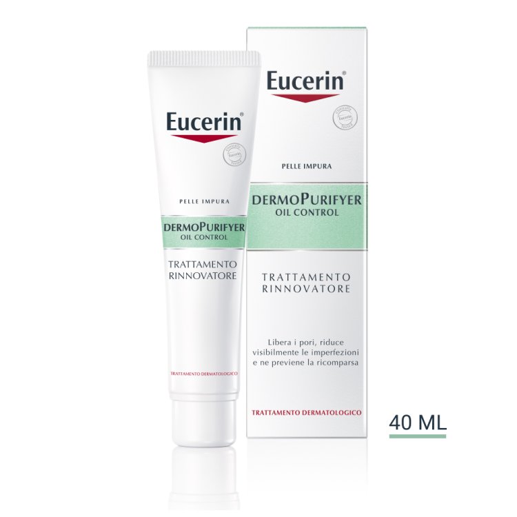 Eucerin Dermopurifyer Trattamento Rinnovatore - Libera i pori e riduce le imperfezioni - 40 ml