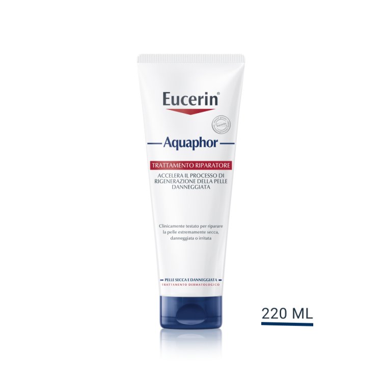 Eucerin Aquaphor Trattamento Riparatore - Crema viso e corpo per pelle secca e danneggiata - 220 ml