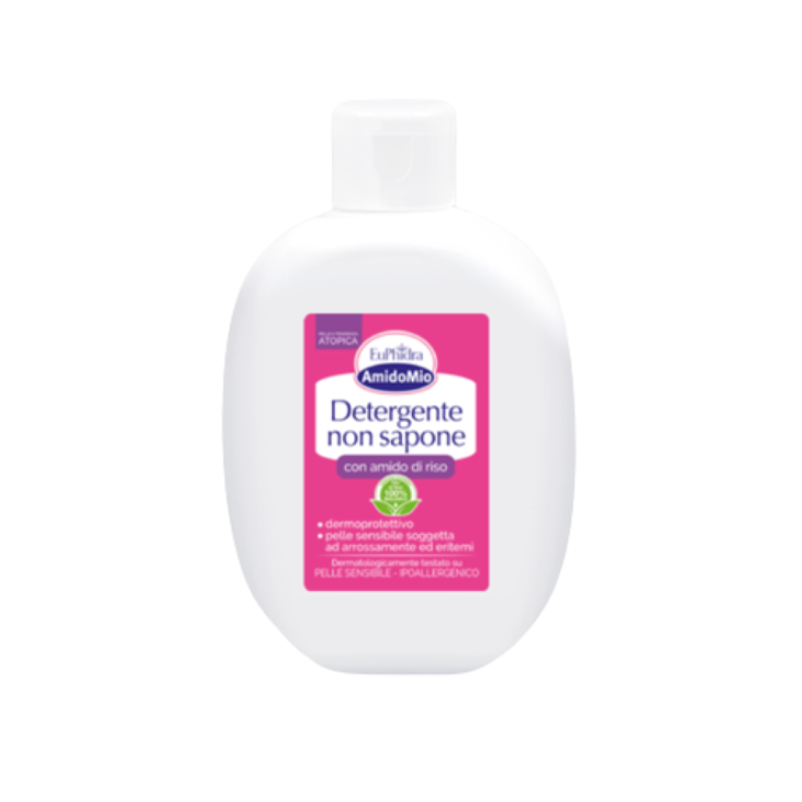 Euphidra Amido Mio Detergente Senza Sapone - Detergente delicato per pelle a tendenza atopica ed eritema - 200 ml