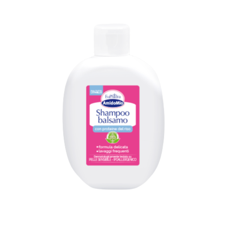 Euphidra Amido Mio Shampoo Balsamo 2 in 1 - Detergente e districante per capelli di adulti e bambini - 200 ml 