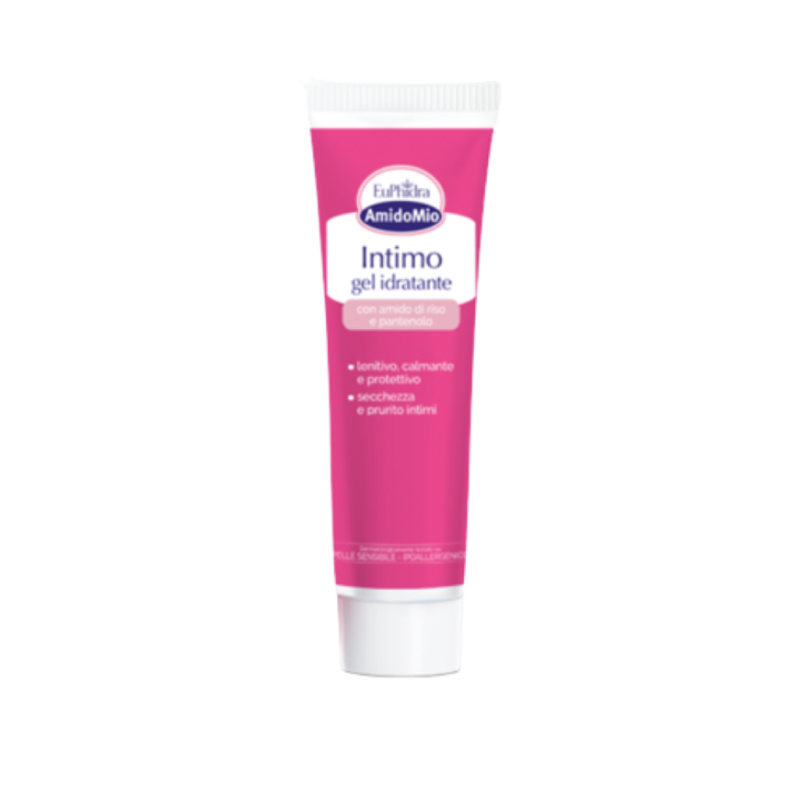 Euphidra Amido Mio Gel Intimo Idratante - Gel lenitivo per la prevenzione di secchezza e prurito intimo - 50 ml