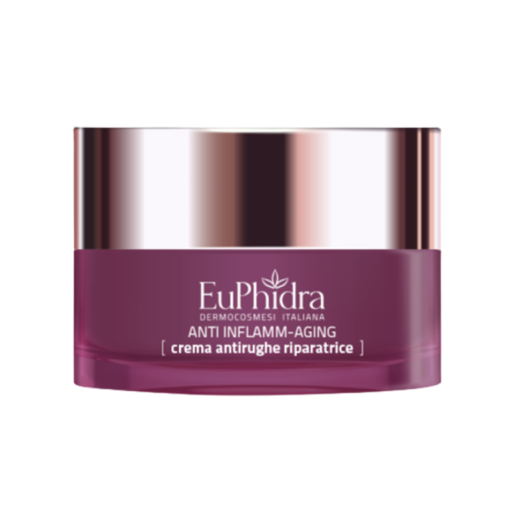 Euphidra Filler Suprema 10.000 ppm Anti Inflamm-Aging Crema Viso - Crema antirughe riparatrice per pelle secca e sensibile - 50 ml