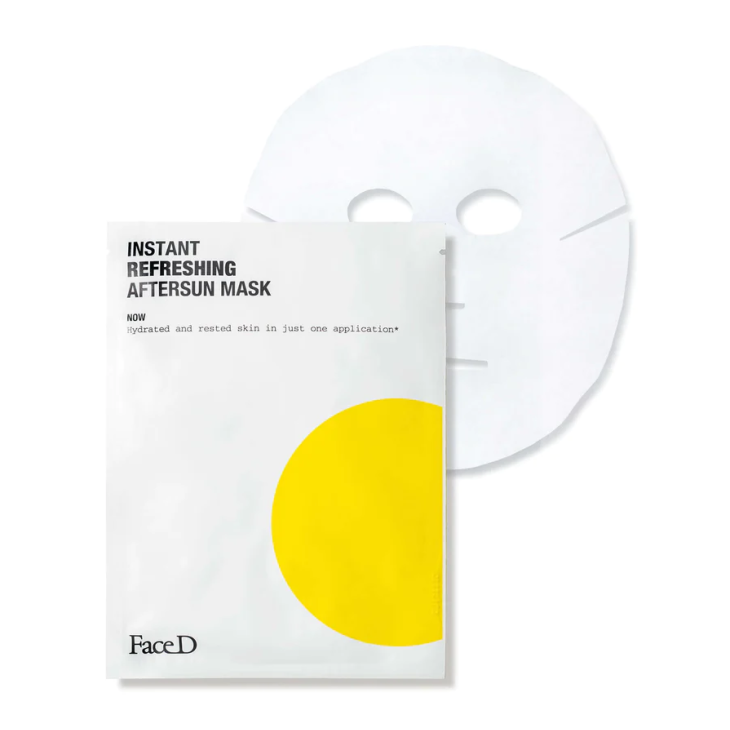 Faced 3 Luronics Aftersun Mask - Maschera Viso Doposole Rinfrescante - 1 maschera