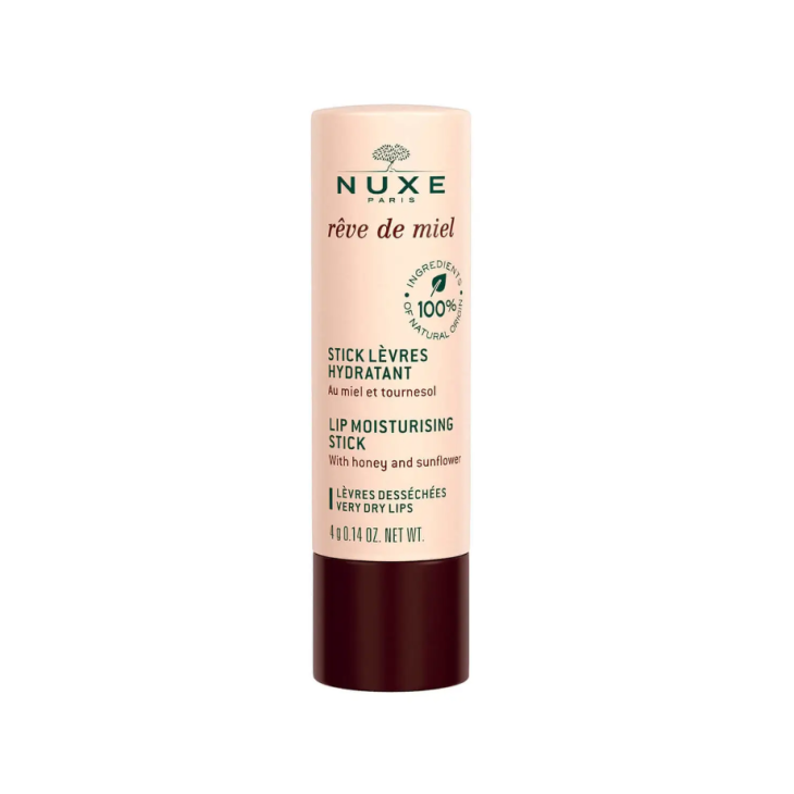 Nuxe Reve De Miel Stick Labbra Idratante - Stick nutriente per labbra secche e screpolate - 4 g Nuxe Reve De Miel Stick Labbra Idratante - Stick nutriente per labbra secche e screpolate - 4 g