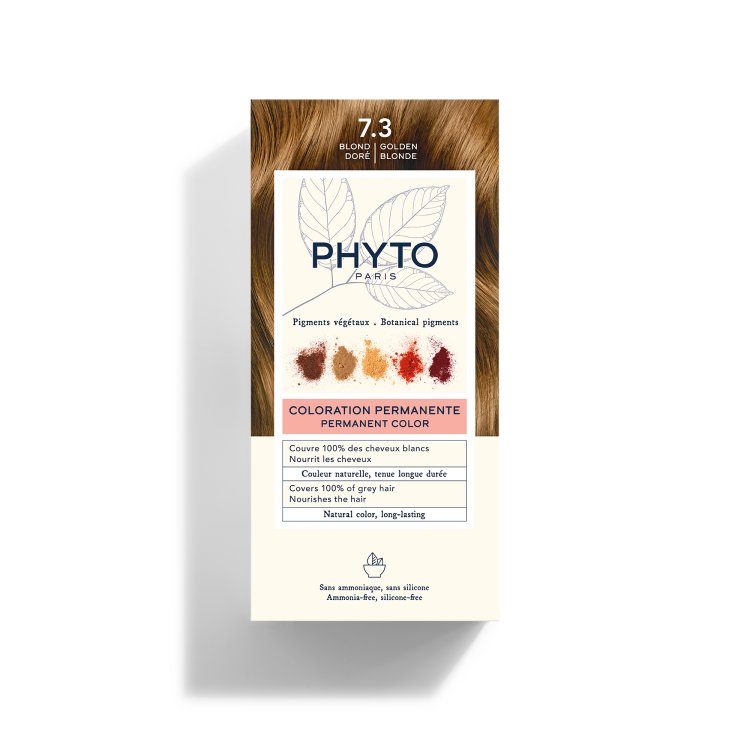 Phyto Phytocolor Colorazione Permanente Tinta Numero 7.3 - Tinta capelli colore biondo dorato