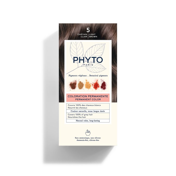 Phyto Phytocolor Colorazione Permanente Tinta Numero 5 - Tinta capelli colore castano chiaro