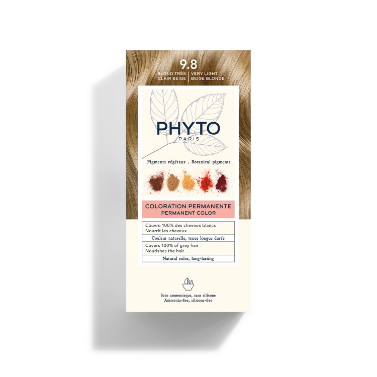 Phyto Phytocolor Colorazione Permanente Tinta Numero 9.8 - Tinta capelli colore biondo chiarissimo cenere