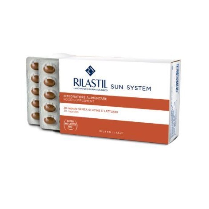 Rilastil Sun System Capsule 1+1 - confezione con 60 capsule