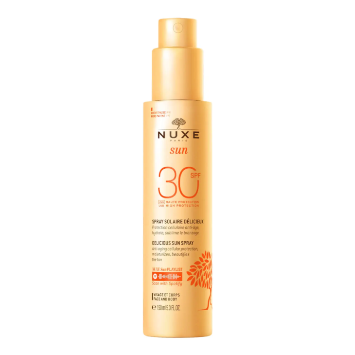 Nuxe Sun Spray Solare Delizioso SPF 30 - Protezione alta per viso e corpo - 150 ml