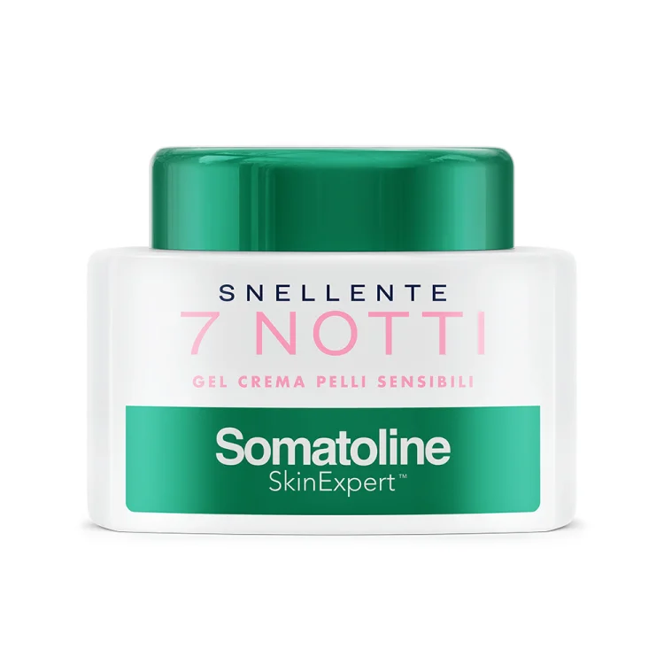 Somatoline Snellente 7 Notti Gel Crema per Pelli Sensibili - Crema corpo anti cellulite intensiva - 400 ml