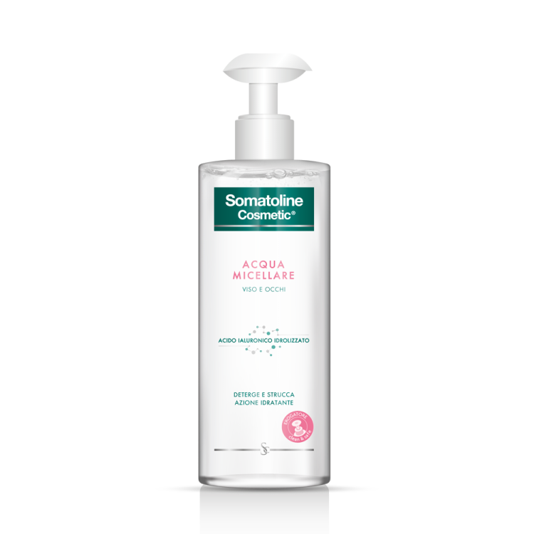 Somatoline Cosmetic Acqua Micellare - Detergente e struccante per viso e occhi - 400 ml