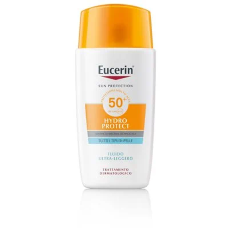 Eucerin Sun Hydro Protect SPF50 - Fluido Ultra-Leggero a Rapido Assorbimento - 50 ml