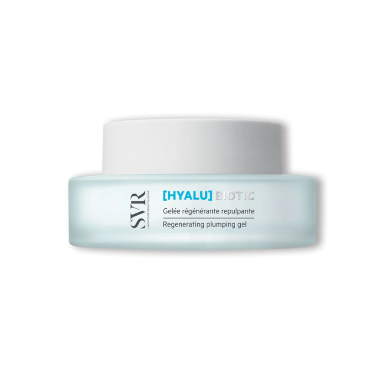 SVR Hyalu Biotic Gel-Crema Rigenerante e Rimpolpante - Crema viso leggera antirughe per pelle secca e disidratata - 50 ml 
