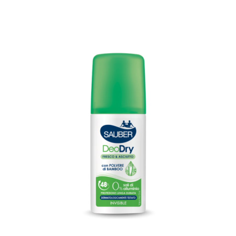 Sauber DeoDry Deodorante Vapo Effetto Fresco e Asciutto - Protegge dai cattivi odori fino a 48 ore - 100 ml