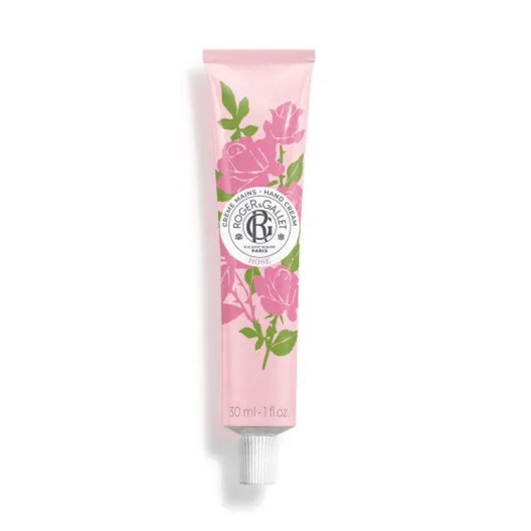 Roger & Gallet Rose Crema Mani - Crema mani rilassante al profumo di rosa - 30 ml
