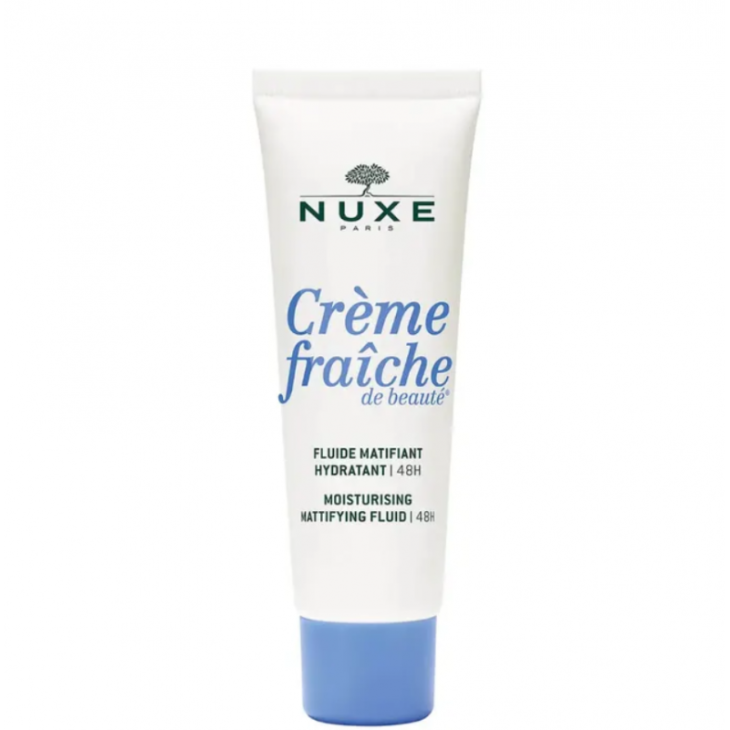 Nuxe Crème Fraîche De Beauté Fluido Opacizzante Idratante - Fluido viso adatto per pelle mista - 50 ml