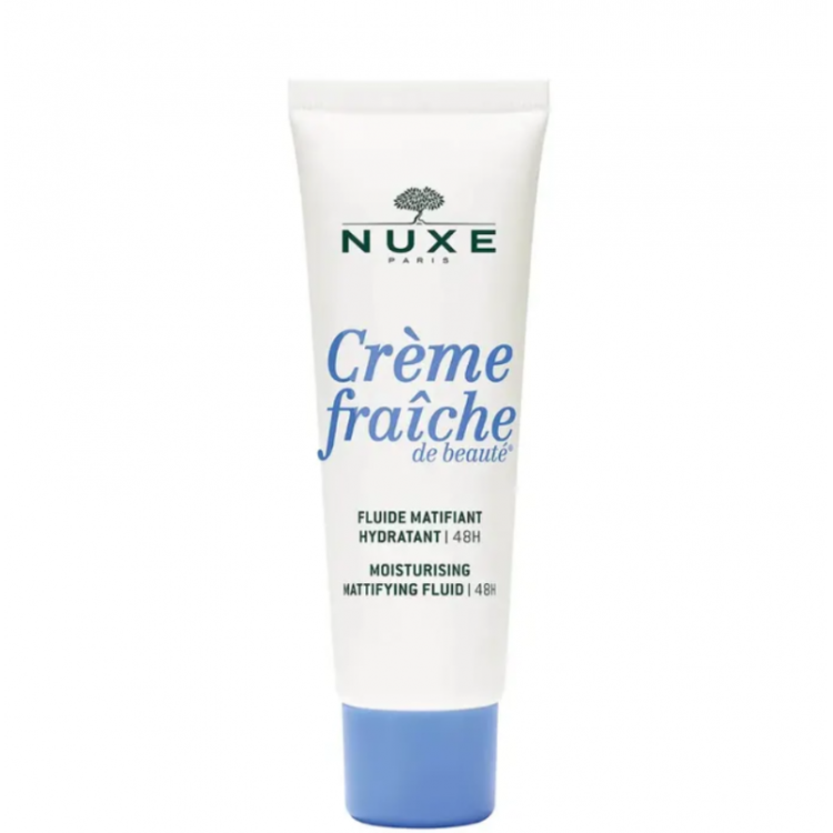 Nuxe Crème Fraîche De Beauté Fluido Opacizzante Idratante - Fluido viso adatto per pelle mista - 50 ml