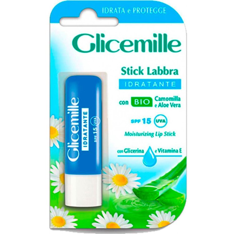 Glicemille Stick Labbra Bio Idratante SPF 15 Camomilla & Aloe Vera 5.5ml