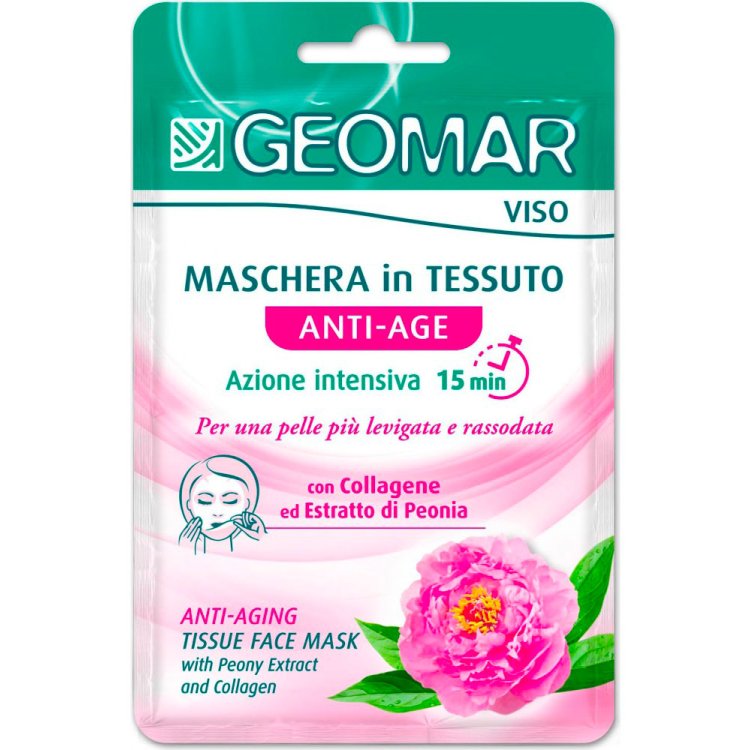 Geomar Maschera Viso Tessuto Anti-Age Idratante 22ml