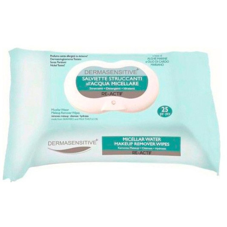 Dermasensitive salviette struccanti con acqua micellare 25 pz Dermasensitive salviette struccanti con acqua micellare 25 pz