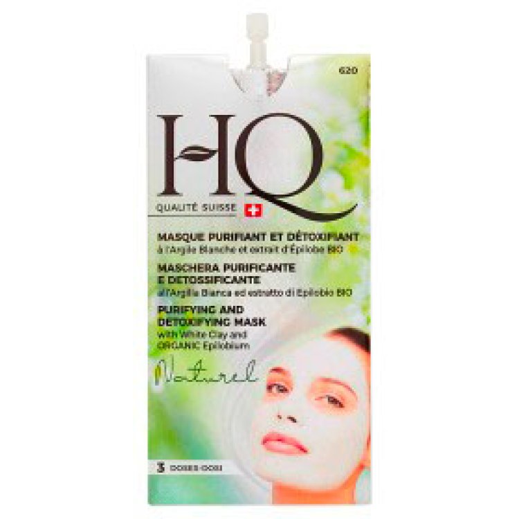 Hq Maschera Viso Purificante e Detossificante Naturel 15ml