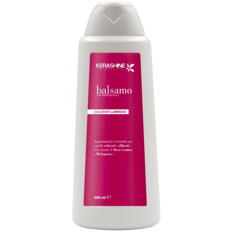 Kerashine Balsamo Capelli Colorati Luminosi Rosa Canina e Melograno 500ml