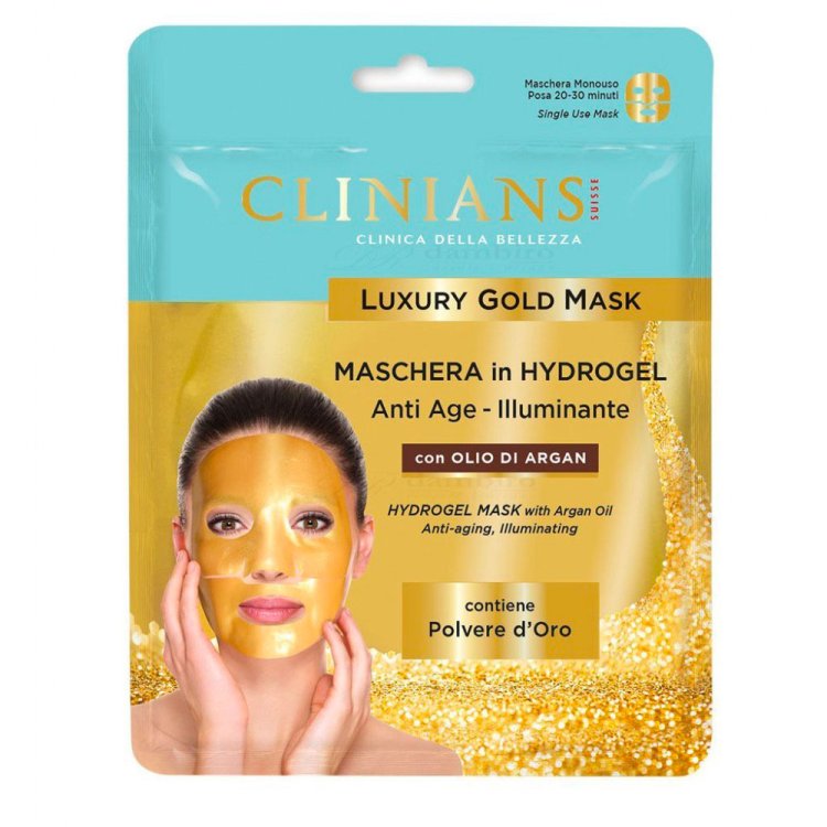 Clinians Luxury Gold Mask Maschera Hydrogel Anti-age Illuminante Clinians Luxury Gold Mask Maschera Hydrogel Anti-age Illuminante