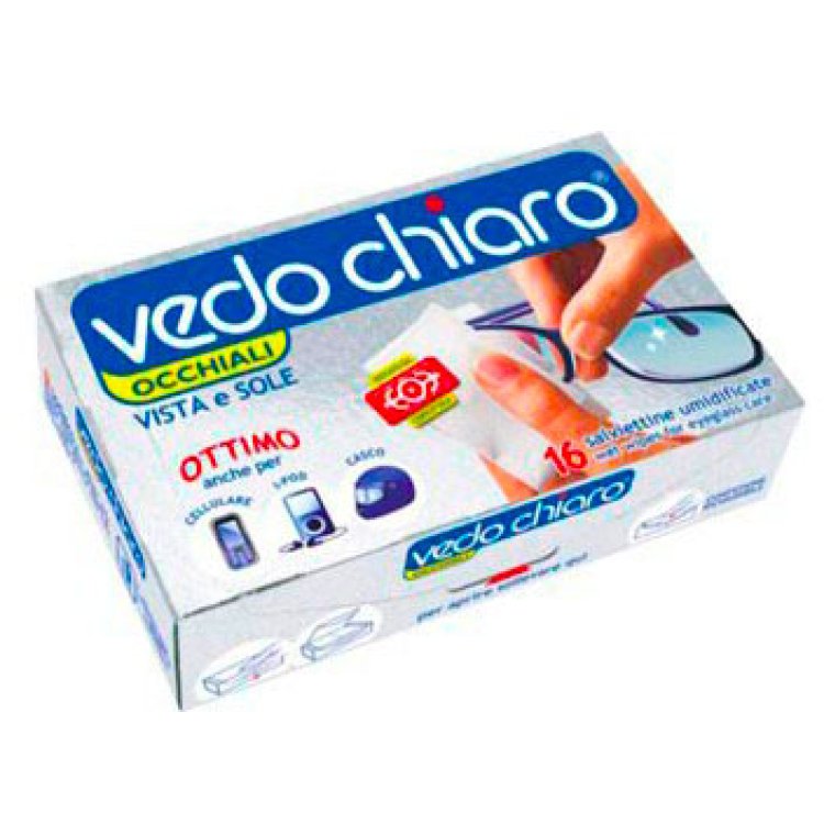 Vedo Chiaro Fresh&Clean Salviettine Umidificate per Lenti e Display