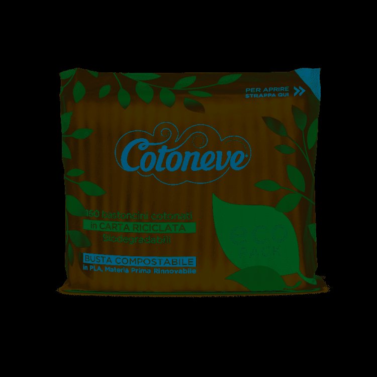 Cotoneve Eco Pack Bastoncini Cotonati Biodegradabili 160 Pz