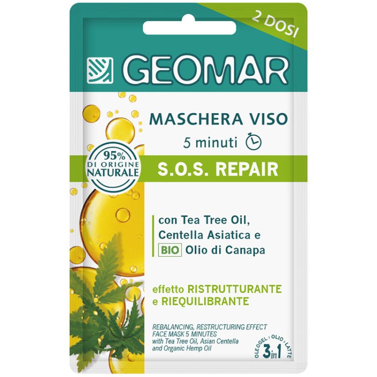 Geomar Maschera Viso S.O.S. Repair Ristrutturante Monodose 15ml