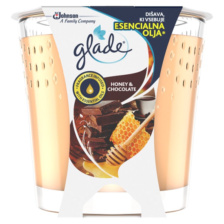 GLADE CANDELA HONEY&CHOCOLATE 129 G