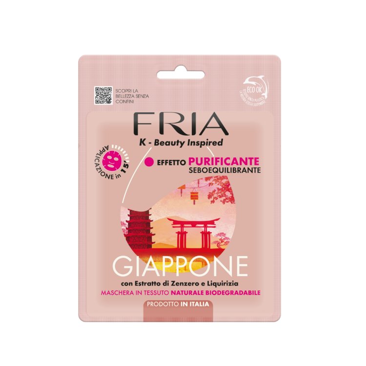 Fria Maschera Viso Purificante Giappone in Tessuto Monodose