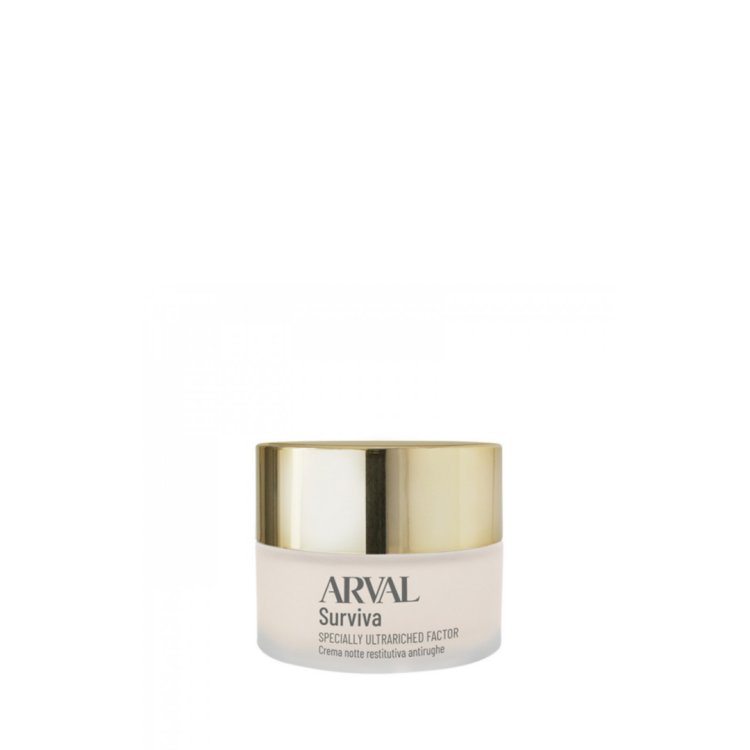 Arval Surviva Crema Notte Restitutiva Antirughe per Pelle Matura 50 ml