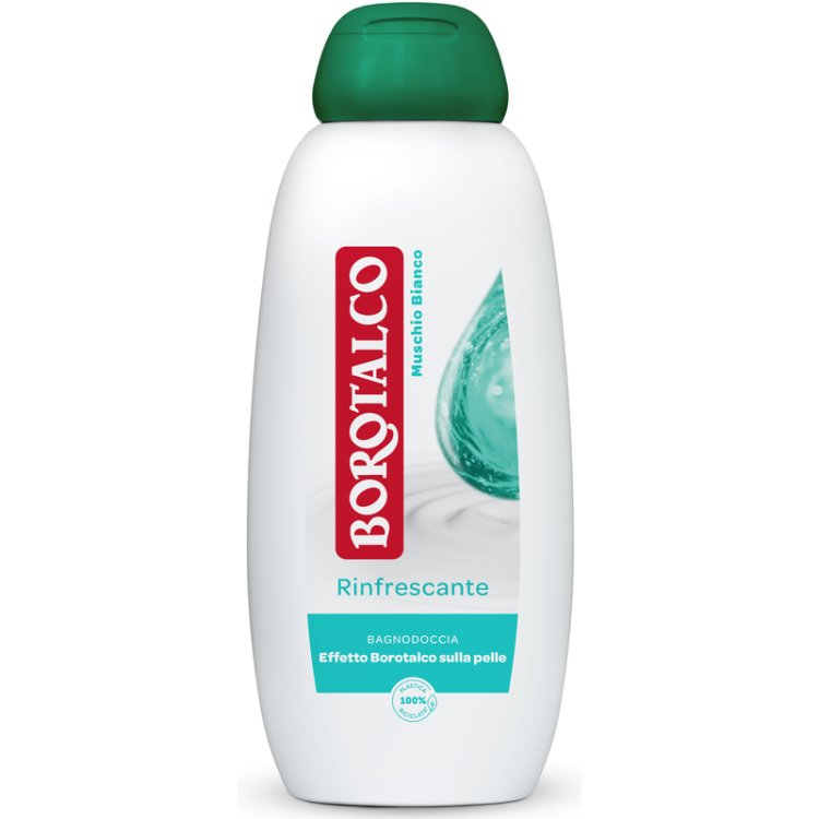 Borotalco Bagnodoccia Rinfrescante Muschio Bianco per tutti i tipi di pelle 450 ml Borotalco Bagnodoccia Rinfrescante Muschio Bianco per tutti i tipi di pelle 450 ml