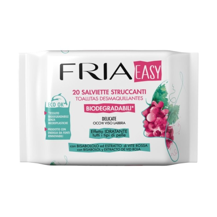 Fria Utility Salviette Struccanti Idratanti per Tutti i Tipi di Pelle - 20 Pezzi Fria Utility Salviette Struccanti Idratanti per Tutti i Tipi di Pelle - 20 Pezzi