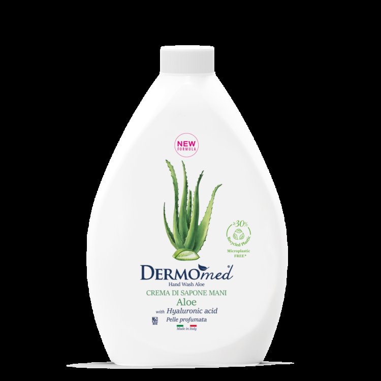Dermomed Crema Sapone Liquido Aloe e Melograno Ricarica 1000ml