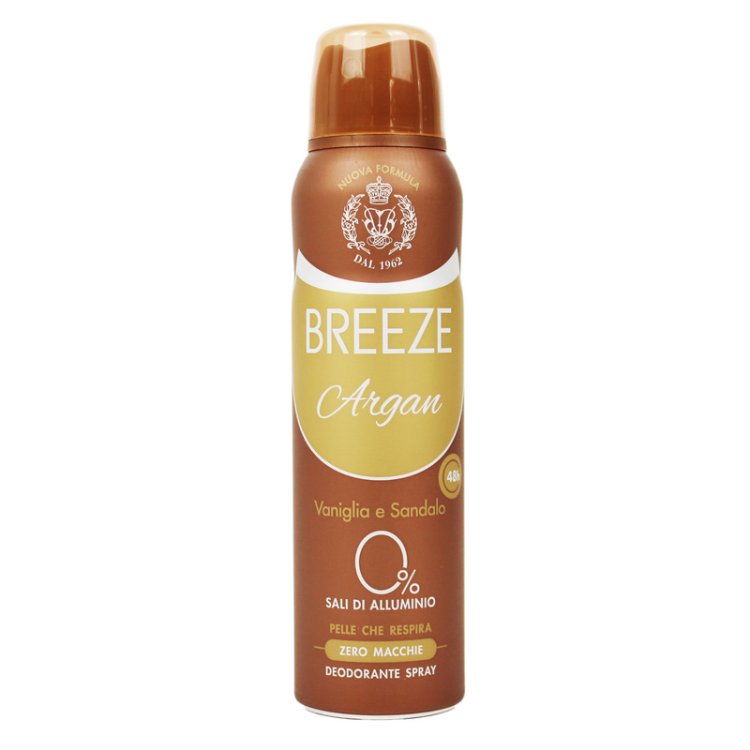 Breeze Argan Deodorante Spray con Argan, Vaniglia e Sandalo 150 ml Breeze Argan Deodorante Spray con Argan, Vaniglia e Sandalo 150 ml