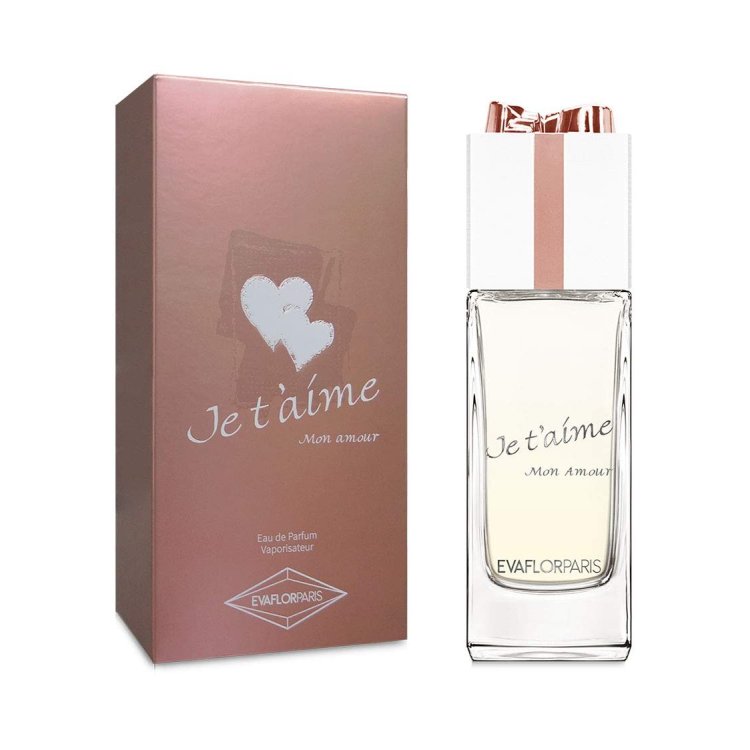 Evaflorparis Je T'aime Mon Amour Eau de Parfum Floreale da Donna 100ml Evaflorparis Je T'aime Mon Amour Eau de Parfum Floreale da Donna 100ml