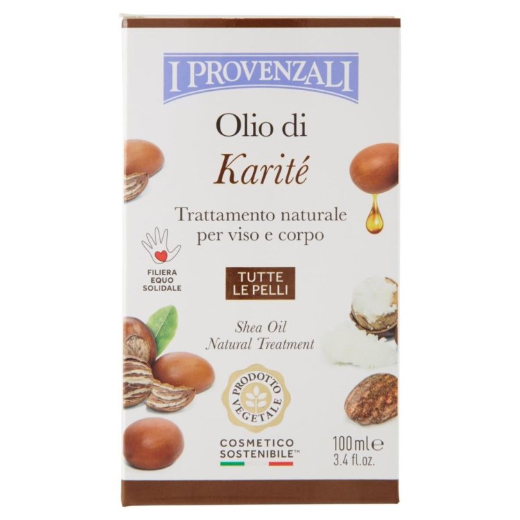 I Provenzali Olio di Karitè Puro Viso e Corpo Idratante 100ml