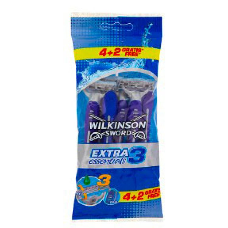 WILKINSON EXTRA 3 ESSENTIALS 4+2